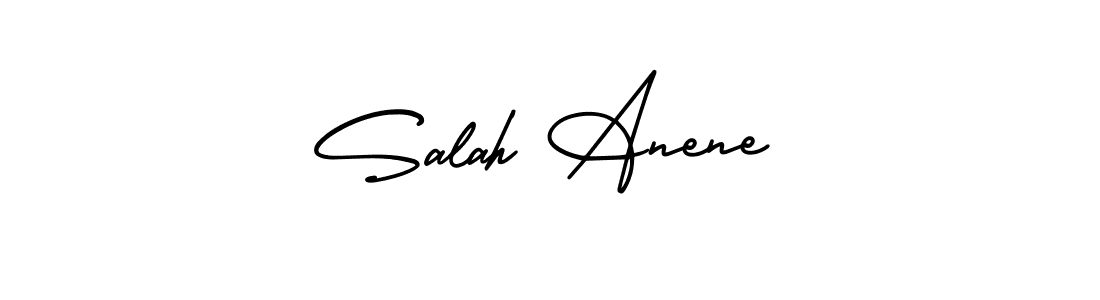 Create a beautiful signature design for name Salah Anene. With this signature (AmerikaSignatureDemo-Regular) fonts, you can make a handwritten signature for free. Salah Anene signature style 3 images and pictures png