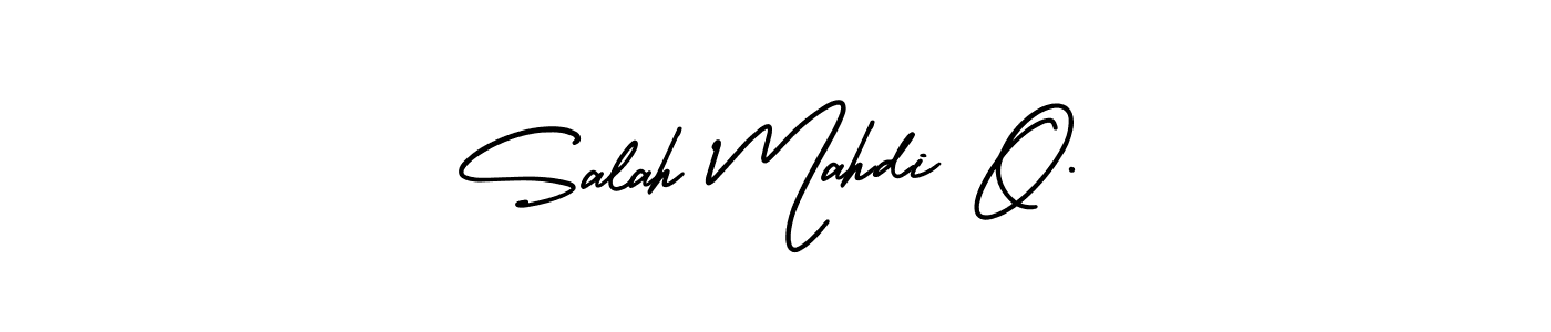 How to make Salah Mahdi O. name signature. Use AmerikaSignatureDemo-Regular style for creating short signs online. This is the latest handwritten sign. Salah Mahdi O. signature style 3 images and pictures png