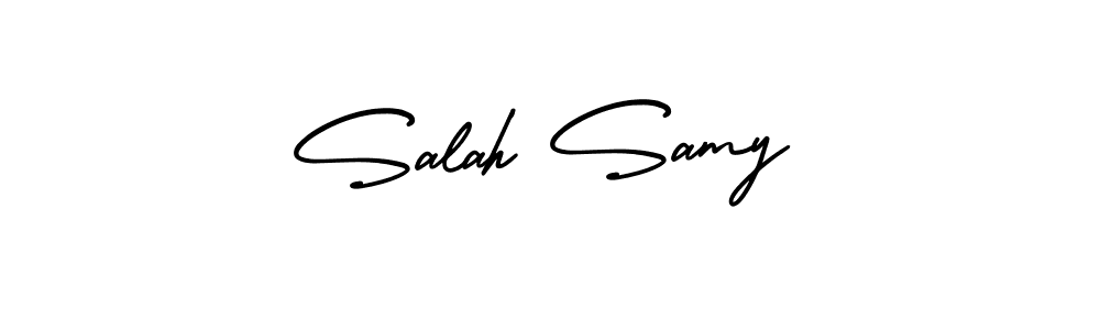 Best and Professional Signature Style for Salah Samy. AmerikaSignatureDemo-Regular Best Signature Style Collection. Salah Samy signature style 3 images and pictures png