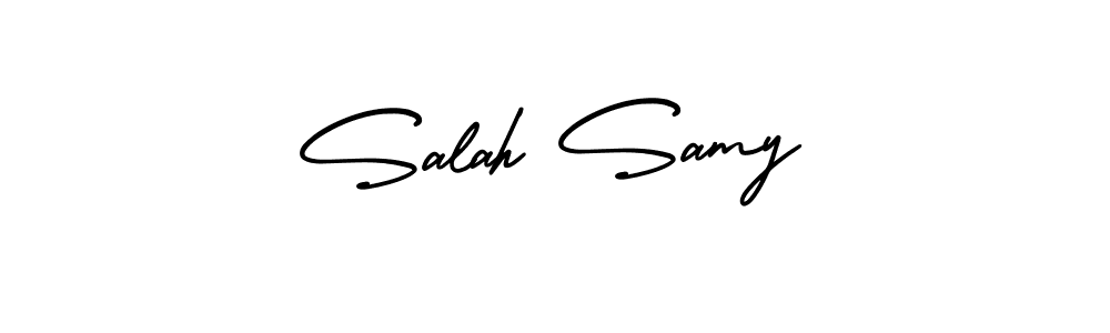 AmerikaSignatureDemo-Regular is a professional signature style that is perfect for those who want to add a touch of class to their signature. It is also a great choice for those who want to make their signature more unique. Get Salah Samy name to fancy signature for free. Salah Samy signature style 3 images and pictures png