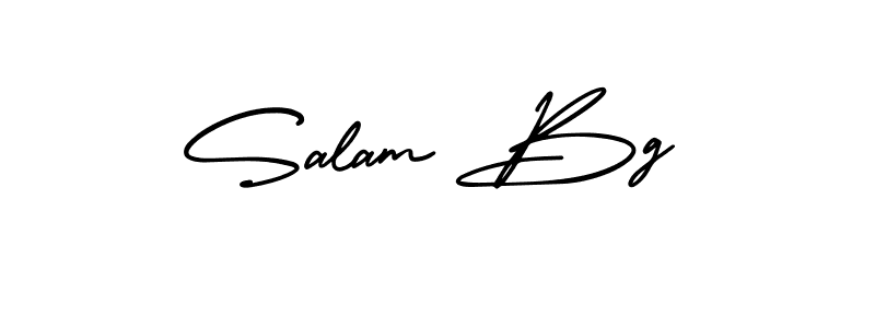 This is the best signature style for the Salam Bg name. Also you like these signature font (AmerikaSignatureDemo-Regular). Mix name signature. Salam Bg signature style 3 images and pictures png