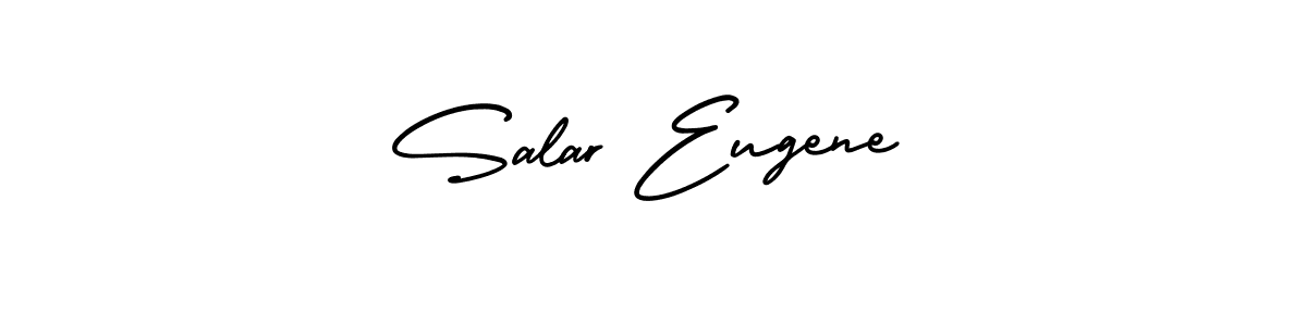 How to make Salar Eugene signature? AmerikaSignatureDemo-Regular is a professional autograph style. Create handwritten signature for Salar Eugene name. Salar Eugene signature style 3 images and pictures png