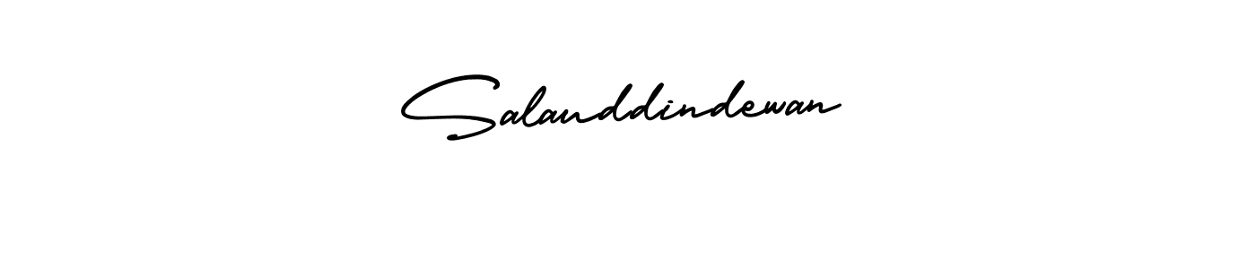 Make a beautiful signature design for name Salauddindewan. With this signature (AmerikaSignatureDemo-Regular) style, you can create a handwritten signature for free. Salauddindewan signature style 3 images and pictures png