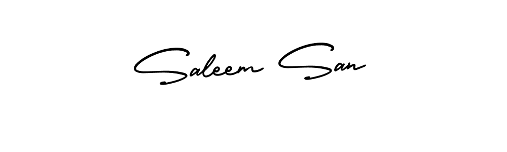 Here are the top 10 professional signature styles for the name Saleem San. These are the best autograph styles you can use for your name. Saleem San signature style 3 images and pictures png