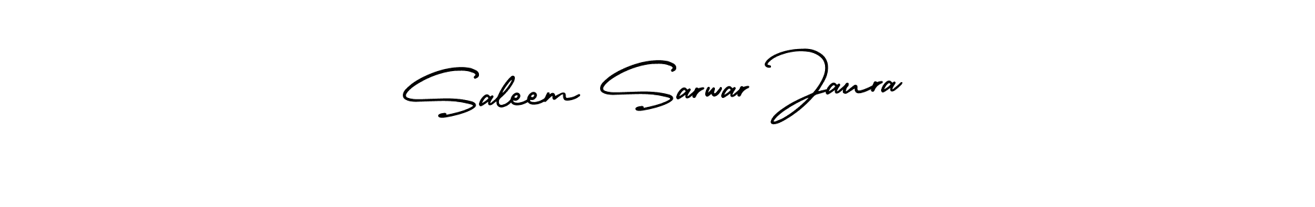 if you are searching for the best signature style for your name Saleem Sarwar Jaura. so please give up your signature search. here we have designed multiple signature styles  using AmerikaSignatureDemo-Regular. Saleem Sarwar Jaura signature style 3 images and pictures png