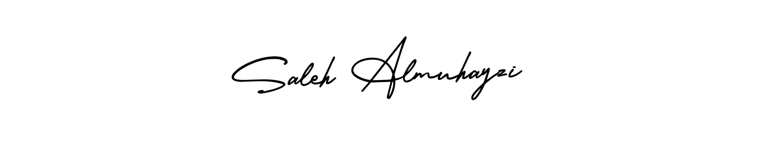 Design your own signature with our free online signature maker. With this signature software, you can create a handwritten (AmerikaSignatureDemo-Regular) signature for name Saleh Almuhayzi. Saleh Almuhayzi signature style 3 images and pictures png