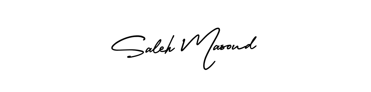 Best and Professional Signature Style for Saleh Masoud. AmerikaSignatureDemo-Regular Best Signature Style Collection. Saleh Masoud signature style 3 images and pictures png