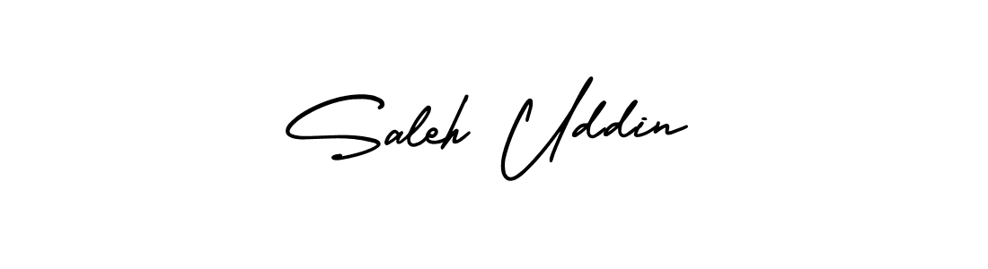 Similarly AmerikaSignatureDemo-Regular is the best handwritten signature design. Signature creator online .You can use it as an online autograph creator for name Saleh Uddin. Saleh Uddin signature style 3 images and pictures png