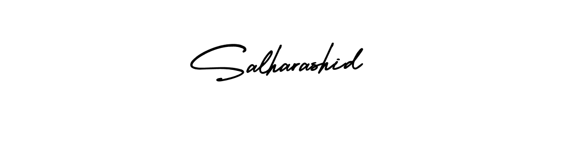 How to make Salharashid signature? AmerikaSignatureDemo-Regular is a professional autograph style. Create handwritten signature for Salharashid name. Salharashid signature style 3 images and pictures png