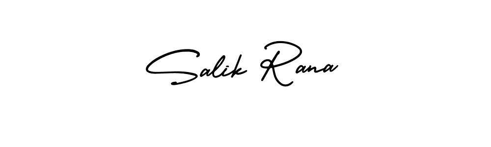 AmerikaSignatureDemo-Regular is a professional signature style that is perfect for those who want to add a touch of class to their signature. It is also a great choice for those who want to make their signature more unique. Get Salik Rana name to fancy signature for free. Salik Rana signature style 3 images and pictures png