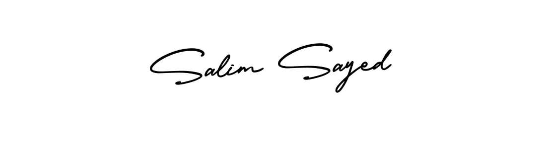 Also You can easily find your signature by using the search form. We will create Salim Sayed name handwritten signature images for you free of cost using AmerikaSignatureDemo-Regular sign style. Salim Sayed signature style 3 images and pictures png