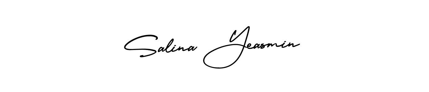 Here are the top 10 professional signature styles for the name Salina Yeasmin. These are the best autograph styles you can use for your name. Salina Yeasmin signature style 3 images and pictures png