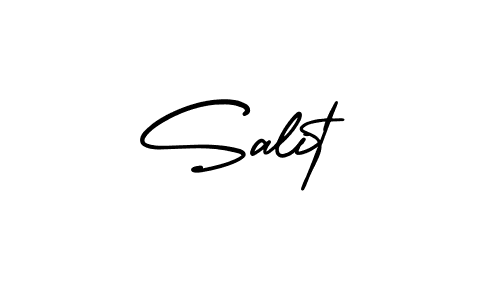 Create a beautiful signature design for name Salit. With this signature (AmerikaSignatureDemo-Regular) fonts, you can make a handwritten signature for free. Salit signature style 3 images and pictures png
