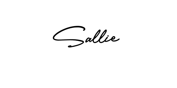 Best and Professional Signature Style for Sallie. AmerikaSignatureDemo-Regular Best Signature Style Collection. Sallie signature style 3 images and pictures png