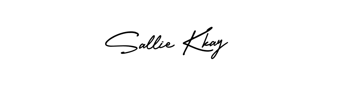 Make a short Sallie Kkay signature style. Manage your documents anywhere anytime using AmerikaSignatureDemo-Regular. Create and add eSignatures, submit forms, share and send files easily. Sallie Kkay signature style 3 images and pictures png