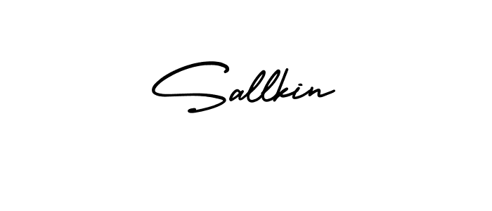 Also we have Sallkin name is the best signature style. Create professional handwritten signature collection using AmerikaSignatureDemo-Regular autograph style. Sallkin signature style 3 images and pictures png