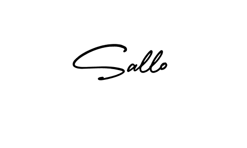 if you are searching for the best signature style for your name Sallo. so please give up your signature search. here we have designed multiple signature styles  using AmerikaSignatureDemo-Regular. Sallo signature style 3 images and pictures png