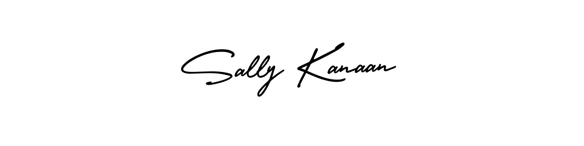 The best way (AmerikaSignatureDemo-Regular) to make a short signature is to pick only two or three words in your name. The name Sally Kanaan include a total of six letters. For converting this name. Sally Kanaan signature style 3 images and pictures png