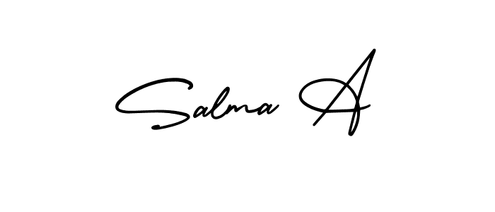 Best and Professional Signature Style for Salma A. AmerikaSignatureDemo-Regular Best Signature Style Collection. Salma A signature style 3 images and pictures png