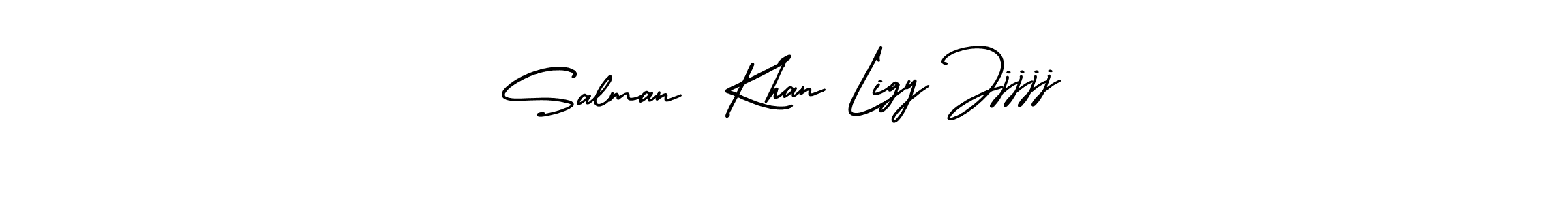 Create a beautiful signature design for name Salman  Khan Ligy Jjjjj. With this signature (AmerikaSignatureDemo-Regular) fonts, you can make a handwritten signature for free. Salman  Khan Ligy Jjjjj signature style 3 images and pictures png