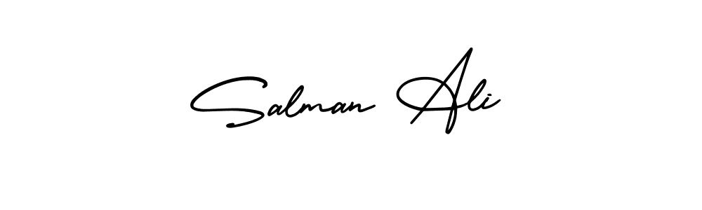 How to make Salman Ali signature? AmerikaSignatureDemo-Regular is a professional autograph style. Create handwritten signature for Salman Ali name. Salman Ali signature style 3 images and pictures png