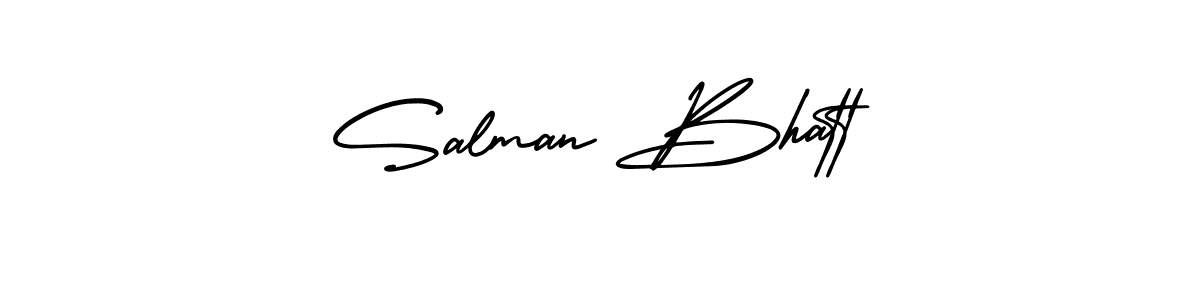 Make a beautiful signature design for name Salman Bhatt. With this signature (AmerikaSignatureDemo-Regular) style, you can create a handwritten signature for free. Salman Bhatt signature style 3 images and pictures png