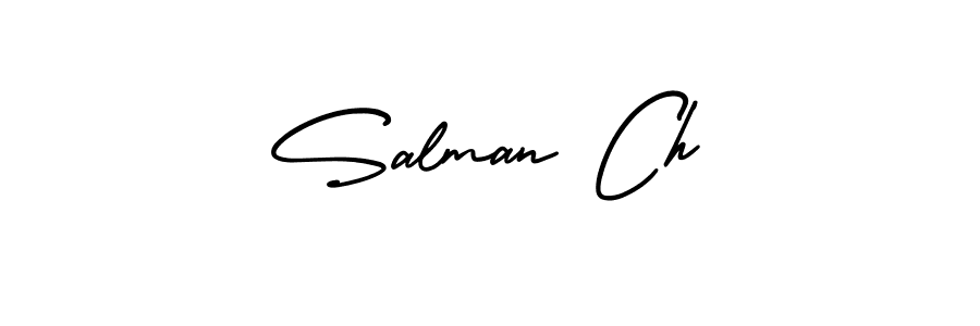 AmerikaSignatureDemo-Regular is a professional signature style that is perfect for those who want to add a touch of class to their signature. It is also a great choice for those who want to make their signature more unique. Get Salman Ch name to fancy signature for free. Salman Ch signature style 3 images and pictures png