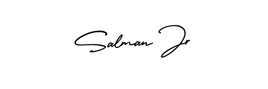 How to Draw Salman Jr signature style? AmerikaSignatureDemo-Regular is a latest design signature styles for name Salman Jr. Salman Jr signature style 3 images and pictures png