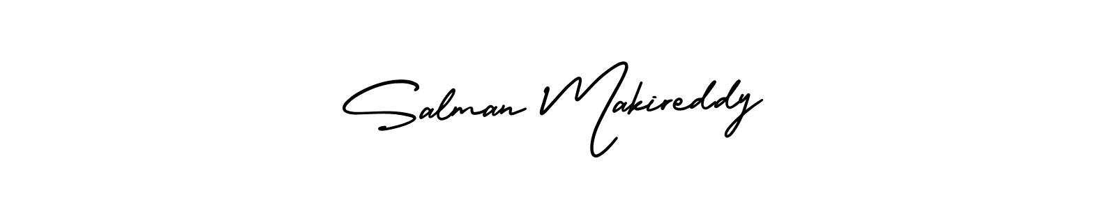 It looks lik you need a new signature style for name Salman Makireddy. Design unique handwritten (AmerikaSignatureDemo-Regular) signature with our free signature maker in just a few clicks. Salman Makireddy signature style 3 images and pictures png