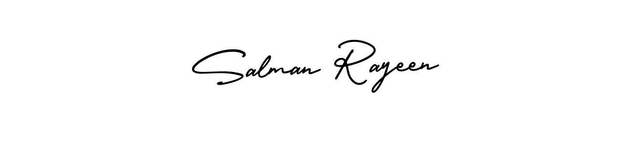 Create a beautiful signature design for name Salman Rayeen. With this signature (AmerikaSignatureDemo-Regular) fonts, you can make a handwritten signature for free. Salman Rayeen signature style 3 images and pictures png