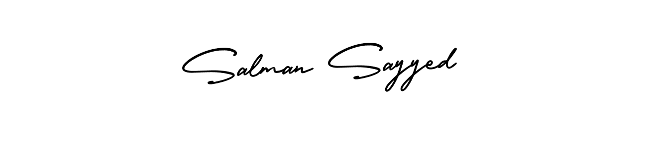 Best and Professional Signature Style for Salman Sayyed. AmerikaSignatureDemo-Regular Best Signature Style Collection. Salman Sayyed signature style 3 images and pictures png