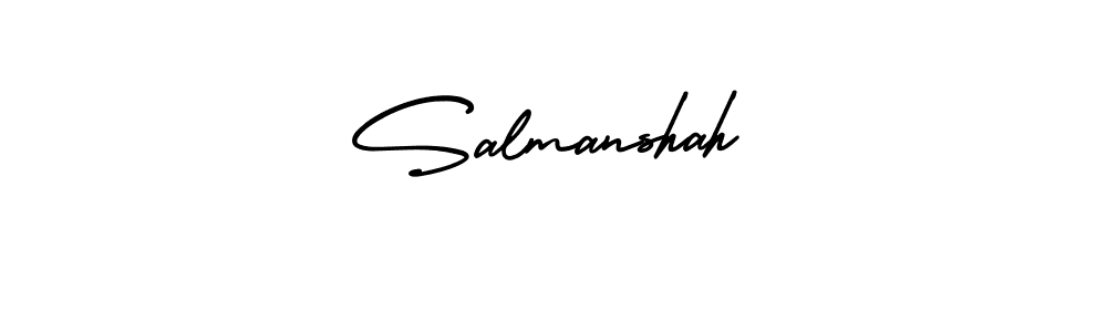 Design your own signature with our free online signature maker. With this signature software, you can create a handwritten (AmerikaSignatureDemo-Regular) signature for name Salmanshah. Salmanshah signature style 3 images and pictures png