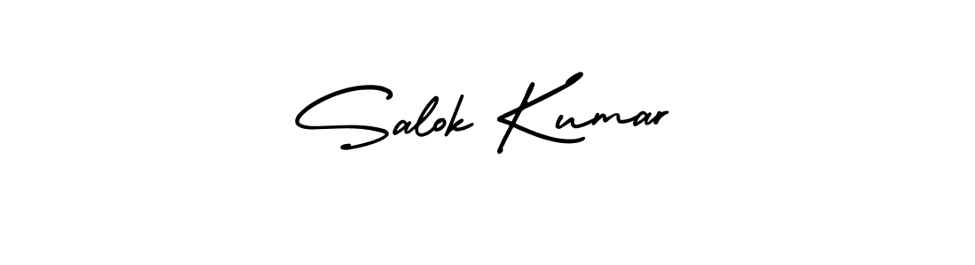 Similarly AmerikaSignatureDemo-Regular is the best handwritten signature design. Signature creator online .You can use it as an online autograph creator for name Salok Kumar. Salok Kumar signature style 3 images and pictures png