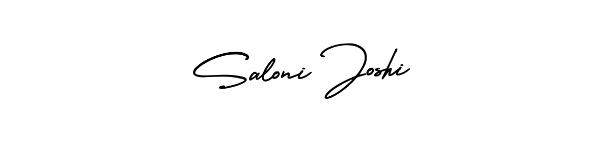 Design your own signature with our free online signature maker. With this signature software, you can create a handwritten (AmerikaSignatureDemo-Regular) signature for name Saloni Joshi. Saloni Joshi signature style 3 images and pictures png