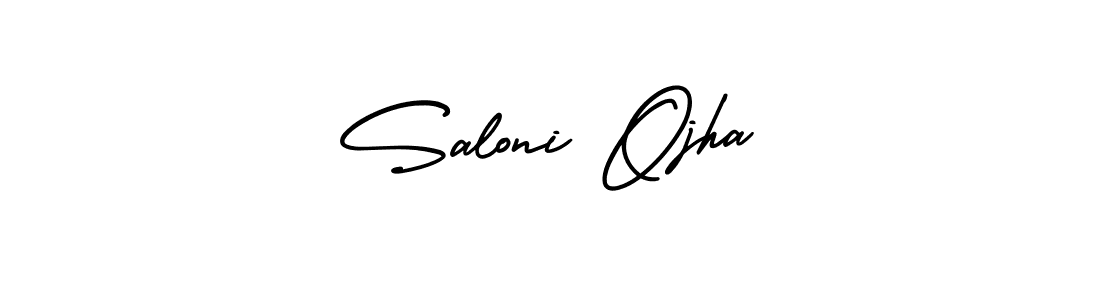 Similarly AmerikaSignatureDemo-Regular is the best handwritten signature design. Signature creator online .You can use it as an online autograph creator for name Saloni Ojha. Saloni Ojha signature style 3 images and pictures png