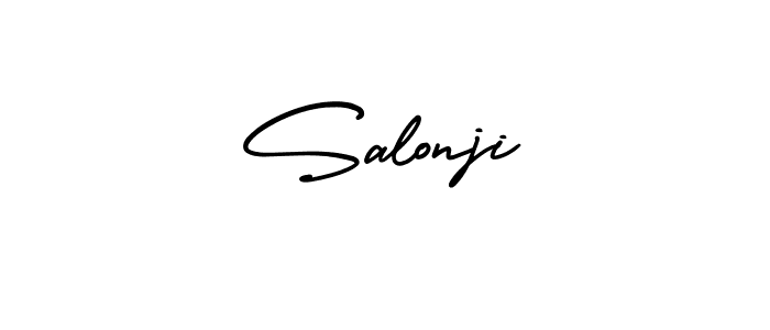 Similarly AmerikaSignatureDemo-Regular is the best handwritten signature design. Signature creator online .You can use it as an online autograph creator for name Salonji. Salonji signature style 3 images and pictures png