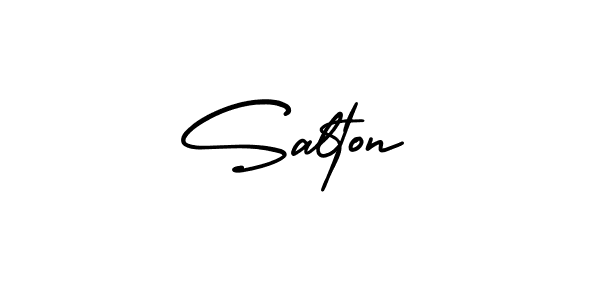 Also You can easily find your signature by using the search form. We will create Salton name handwritten signature images for you free of cost using AmerikaSignatureDemo-Regular sign style. Salton signature style 3 images and pictures png