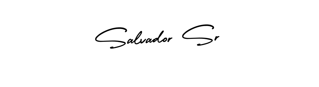 if you are searching for the best signature style for your name Salvador Sr. so please give up your signature search. here we have designed multiple signature styles  using AmerikaSignatureDemo-Regular. Salvador Sr signature style 3 images and pictures png