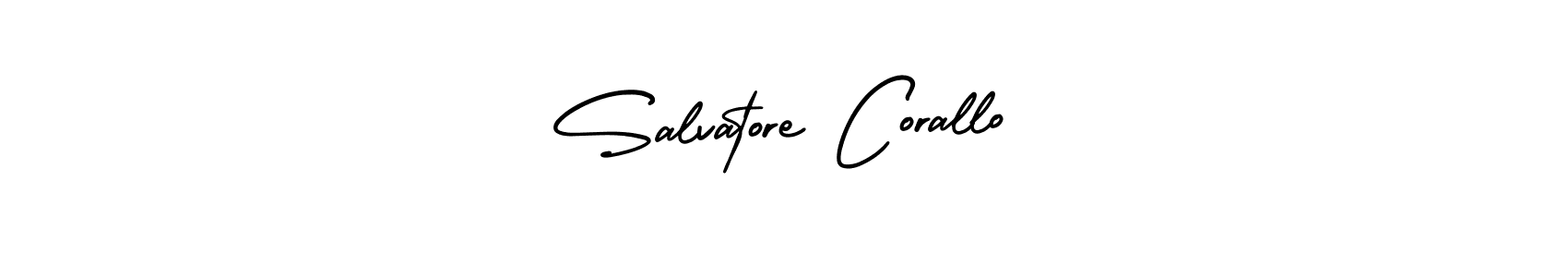 Use a signature maker to create a handwritten signature online. With this signature software, you can design (AmerikaSignatureDemo-Regular) your own signature for name Salvatore Corallo. Salvatore Corallo signature style 3 images and pictures png