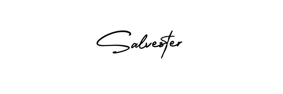 The best way (AmerikaSignatureDemo-Regular) to make a short signature is to pick only two or three words in your name. The name Salvester include a total of six letters. For converting this name. Salvester signature style 3 images and pictures png