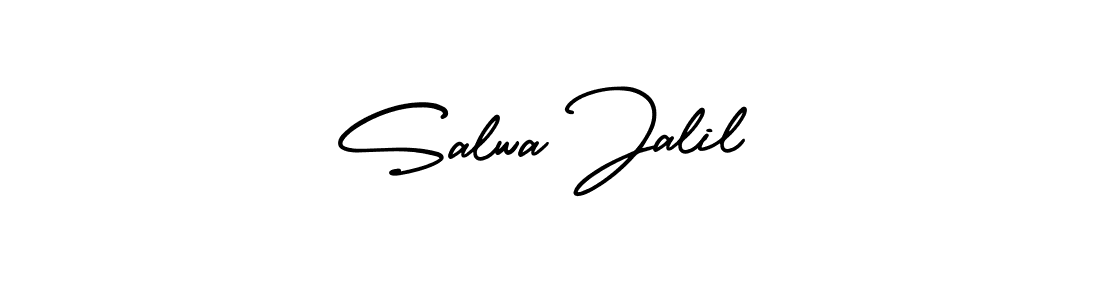 Make a beautiful signature design for name Salwa Jalil. Use this online signature maker to create a handwritten signature for free. Salwa Jalil signature style 3 images and pictures png