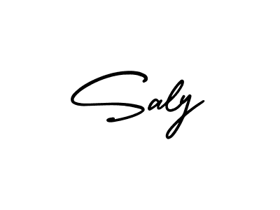 This is the best signature style for the Saly name. Also you like these signature font (AmerikaSignatureDemo-Regular). Mix name signature. Saly signature style 3 images and pictures png