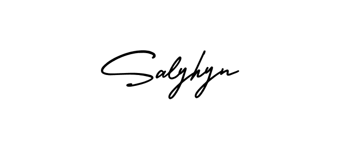 Best and Professional Signature Style for Salyhyn. AmerikaSignatureDemo-Regular Best Signature Style Collection. Salyhyn signature style 3 images and pictures png