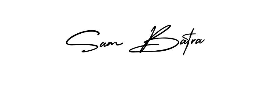 AmerikaSignatureDemo-Regular is a professional signature style that is perfect for those who want to add a touch of class to their signature. It is also a great choice for those who want to make their signature more unique. Get Sam Batra name to fancy signature for free. Sam Batra signature style 3 images and pictures png