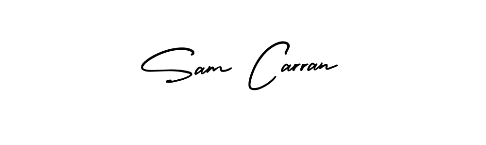 Make a short Sam Carran signature style. Manage your documents anywhere anytime using AmerikaSignatureDemo-Regular. Create and add eSignatures, submit forms, share and send files easily. Sam Carran signature style 3 images and pictures png