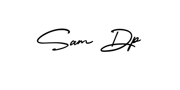How to make Sam Dp signature? AmerikaSignatureDemo-Regular is a professional autograph style. Create handwritten signature for Sam Dp name. Sam Dp signature style 3 images and pictures png