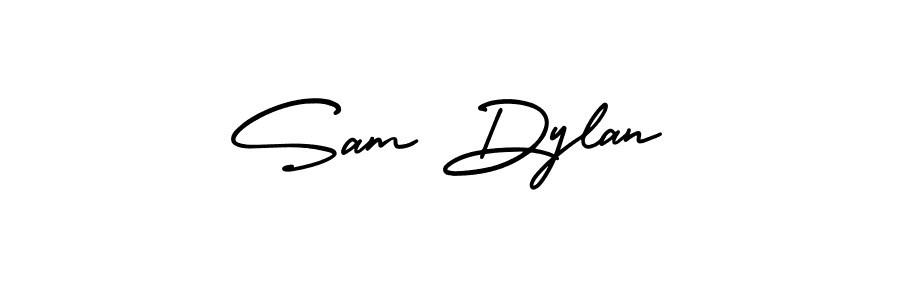 Similarly AmerikaSignatureDemo-Regular is the best handwritten signature design. Signature creator online .You can use it as an online autograph creator for name Sam Dylan. Sam Dylan signature style 3 images and pictures png