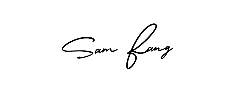 Also we have Sam Fang name is the best signature style. Create professional handwritten signature collection using AmerikaSignatureDemo-Regular autograph style. Sam Fang signature style 3 images and pictures png