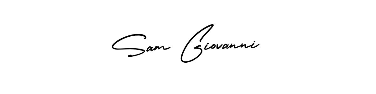 How to make Sam Giovanni signature? AmerikaSignatureDemo-Regular is a professional autograph style. Create handwritten signature for Sam Giovanni name. Sam Giovanni signature style 3 images and pictures png