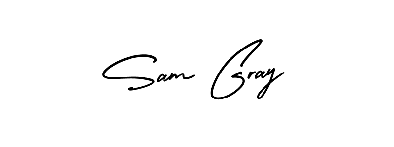 Also we have Sam Gray name is the best signature style. Create professional handwritten signature collection using AmerikaSignatureDemo-Regular autograph style. Sam Gray signature style 3 images and pictures png